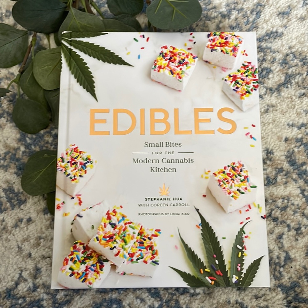 Edibles Cookbook with Colorful Sprinkles Cover